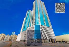 فرصه مميزه استوديو للبيع بابراج الواحه عجمان جاهز للسكن