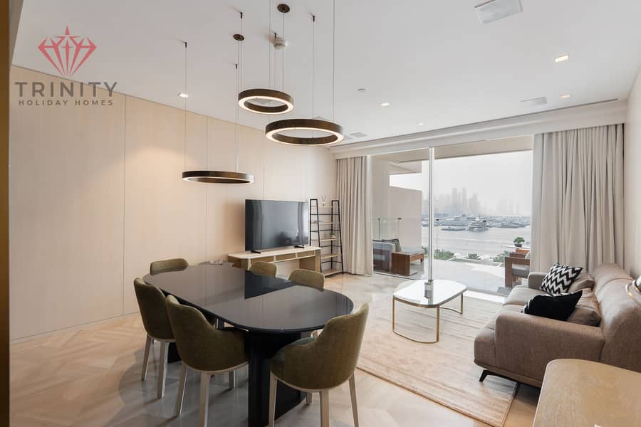 Live Now | 2BHK Furnished | Balcony | Sea, Marina & Ain Dubai Views | Palm Jumeirah