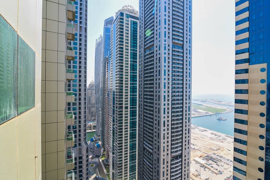 位于迪拜码头，滨海山岭塔楼 2 卧室的公寓 800000 AED - 4295887