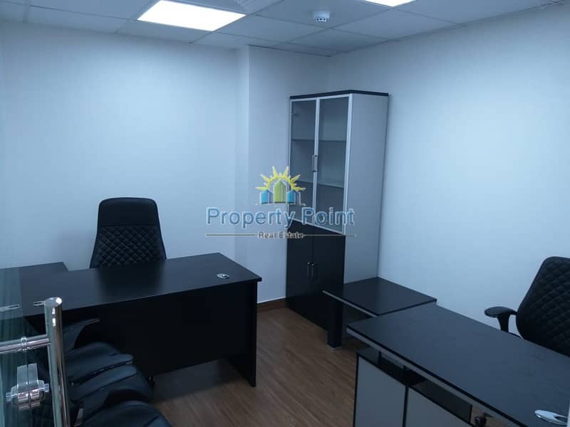 Fully Fitted Office Spaces Inside A Business Centre In Al Khalidiya Area