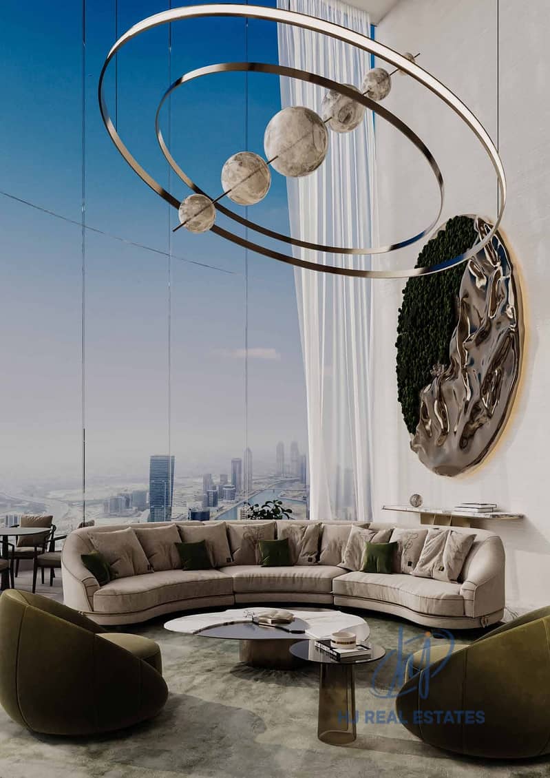 Canal Crown: Waterfront Luxury Living l Biggest Studio in the building