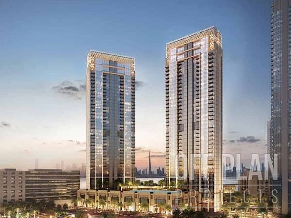 Elite place in Creekside 18 with a view of Downtown Dubai Elite place in Creekside 18 with a view of Downtown Dubai