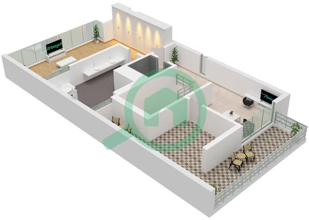 Type 3E-G1 Second Floor