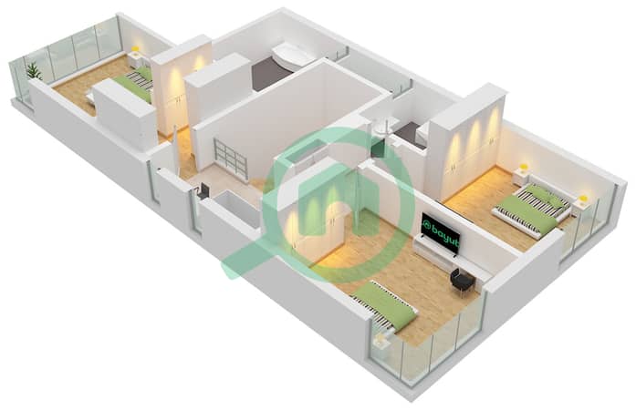 Type 3E-G1 First Floor