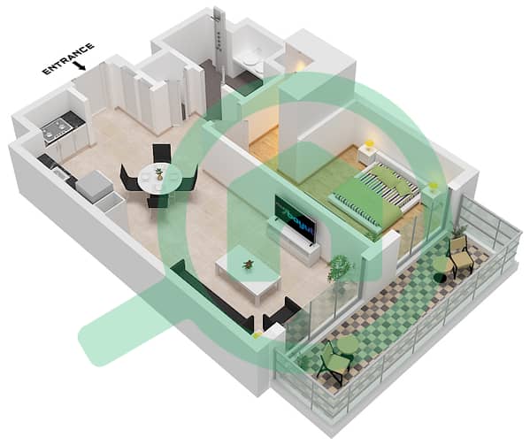 Type B4 Unit 7 Floor 2-20 Type B4 Unit 7 Floor 2-20