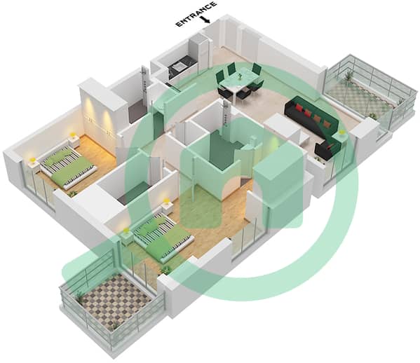 Type A3 Unit 2 Floor 2-20 Type A3 Unit 2 Floor 2-20
