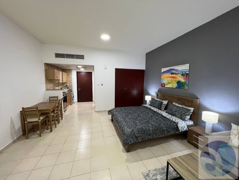 Fully Furnished Studio Monthly in England Cluster International City