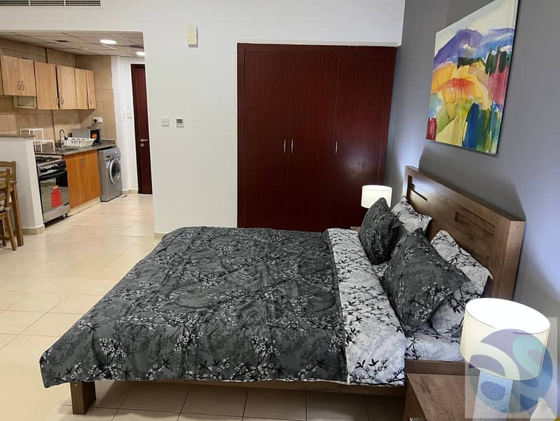 Fully Furnished Studio Monthly in England Cluster International City - Image 6