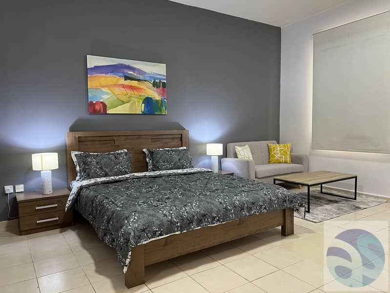 Fully Furnished Studio Monthly in England Cluster International City - Image 7