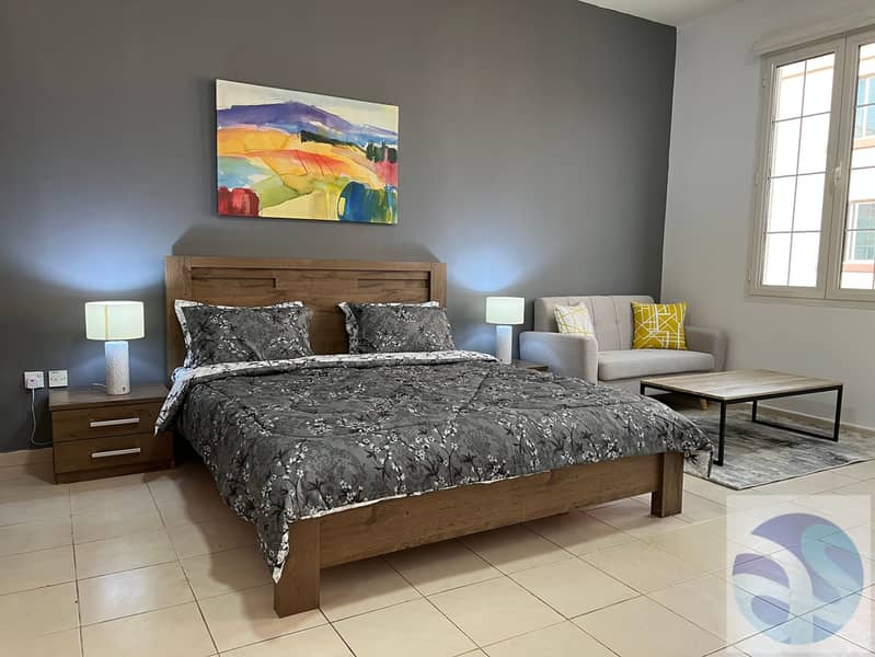 Fully Furnished Studio Monthly in England Cluster International City - Image 9