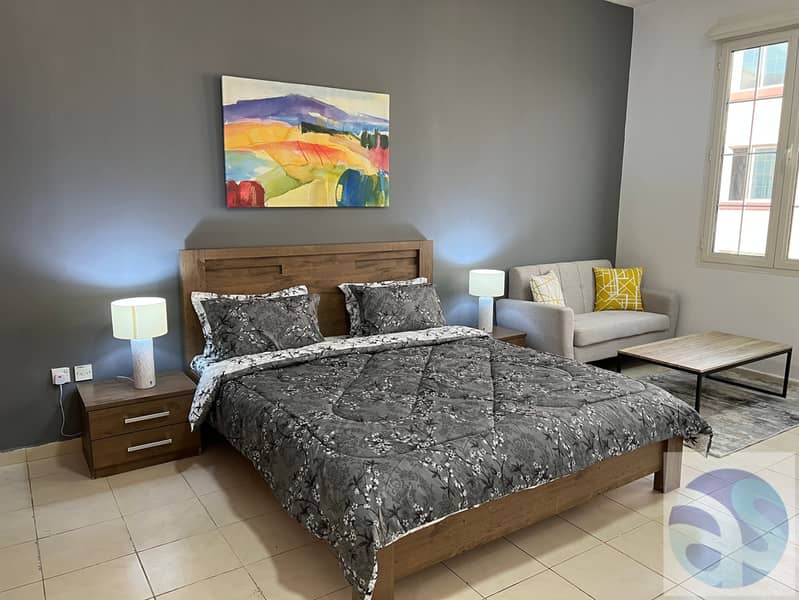 Fully Furnished Studio Monthly in England Cluster International City - Image 12