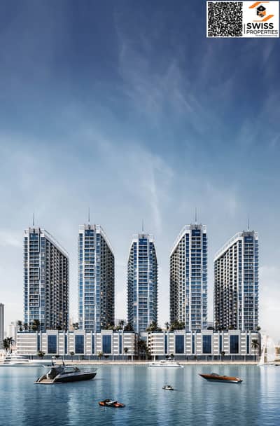 1 Bedroom Apartment for Sale in Ajman Marina, Ajman - Ajman Creek Towers Creek View 1. jpg