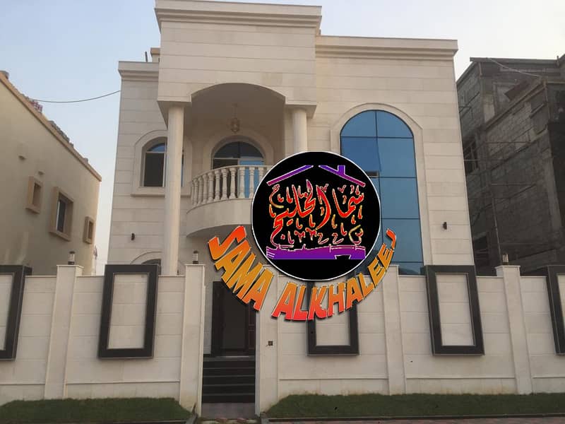 Luxury villa with elegant decoration and elevator for sale in Ajman