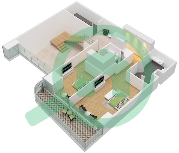 Type A03 Floor 52 Tower B Upper Floor Type A03 Floor 52 Tower B Upper Floor