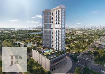 Stunning Luxury Apartment Building Design With Green Pool image
