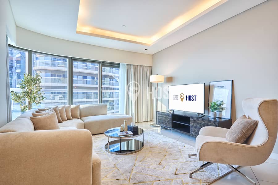 Burj Khalifa View | High-Floor | Upgraded 3Bed Apt