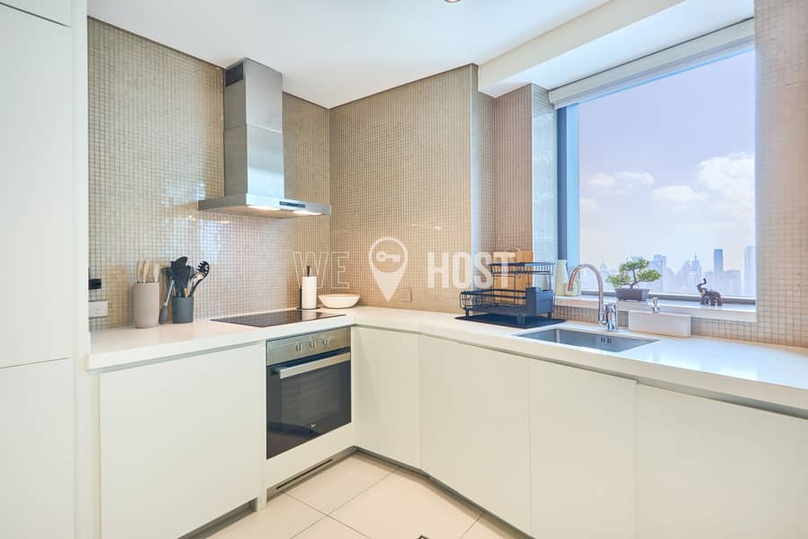 Burj Khalifa View | High-Floor | Upgraded 3Bed Apt - Image 11