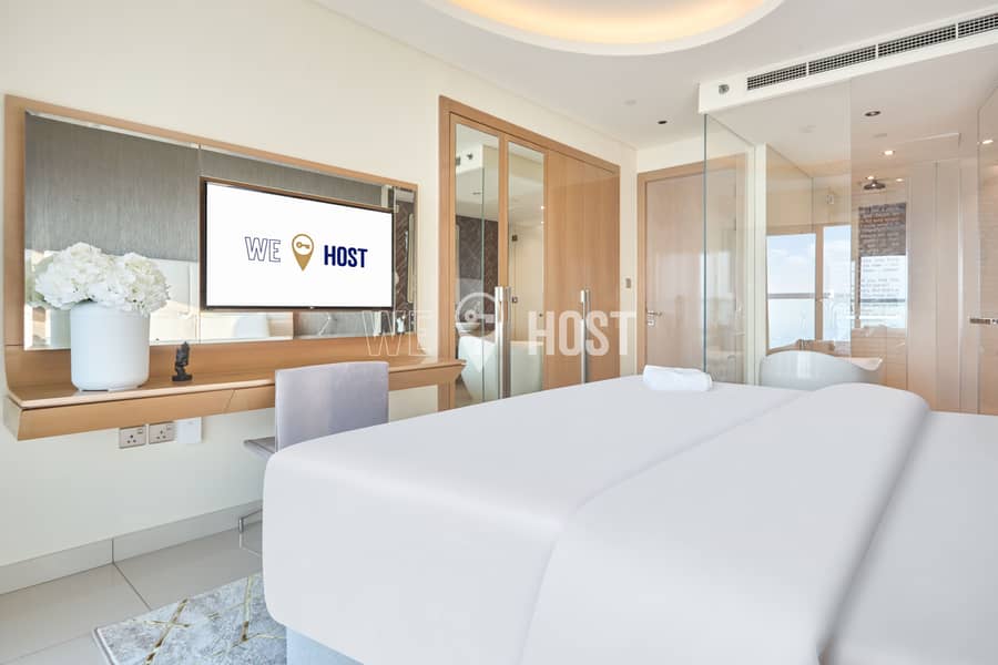 Burj Khalifa View | High-Floor | Upgraded 3Bed Apt - Image 13