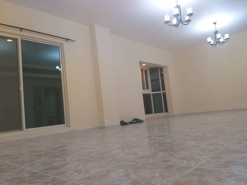 Semi Independent 4 Bedroom Villa + Maid Room with Private Garden for Rent in Mirdif - 120K