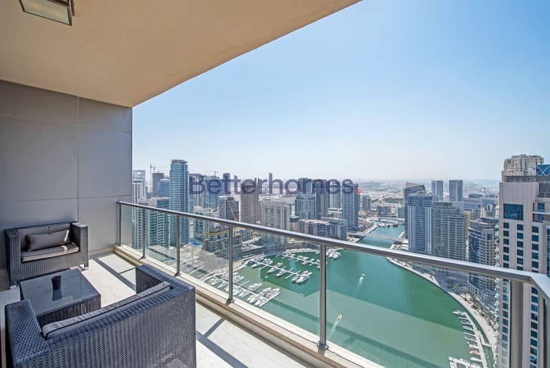 3 bed Penthouse Sea & Marina  view  vacant