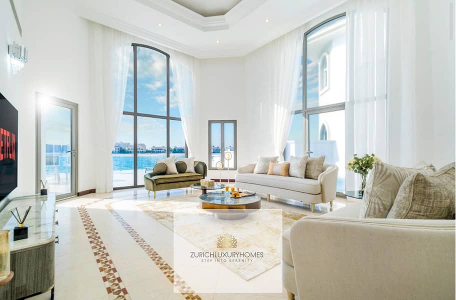 Water Front/4BR +Maidsroom/ Private pool/ Private beach