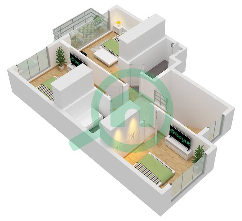 Orania - 3 Bedroom Townhouse Type/unit BOLD-C /UNIT 8 PLEX-TH 02 Floor plan Type Bold-C Unit 8 Plex-TH 02,04,06 10 Plex TH 04,08 Floor First interactive3D