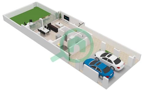 Orania - 3 Bedroom Townhouse Type SLEEK-C/UNIT 8 PLEX-TH 02 Floor plan