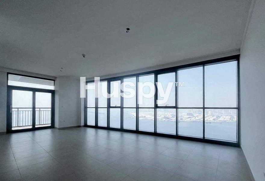 Sea and Burj Views | Unfurnished | Large Layout