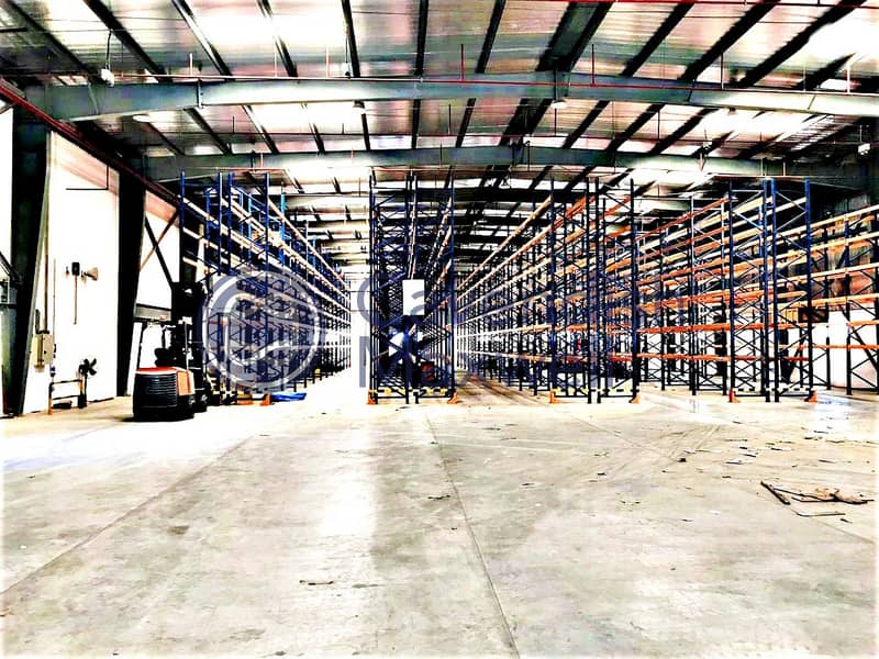 High Spec Warehouse with Racking and Large Office