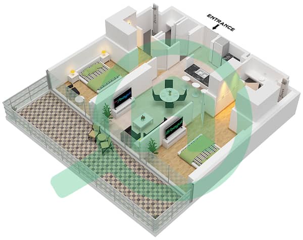 Type D21 Floor 22,32 Tower A,B Type D21 Floor 22,32 Tower A,B