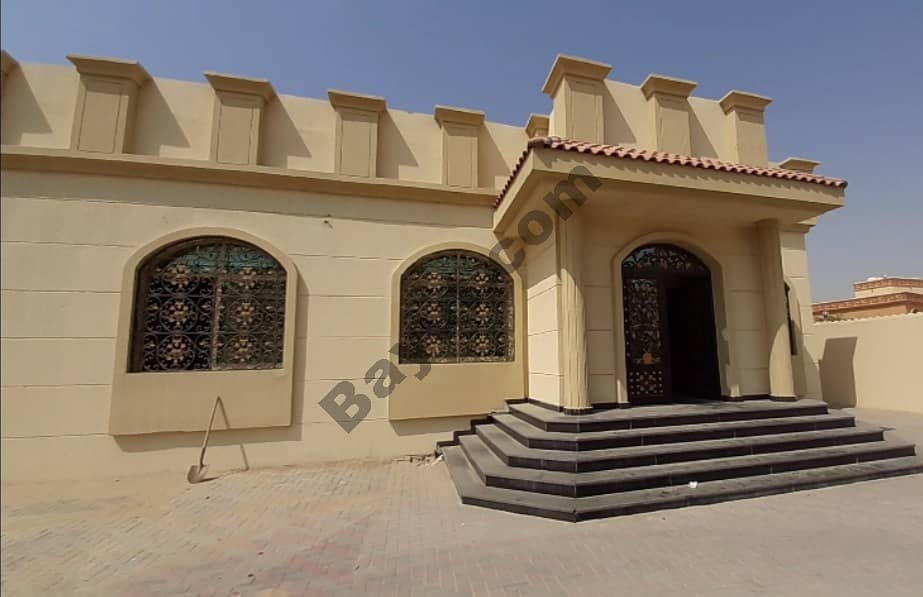 Villa for rent in Ajman Al Mowaihat area ground floor with air conditioning Tani