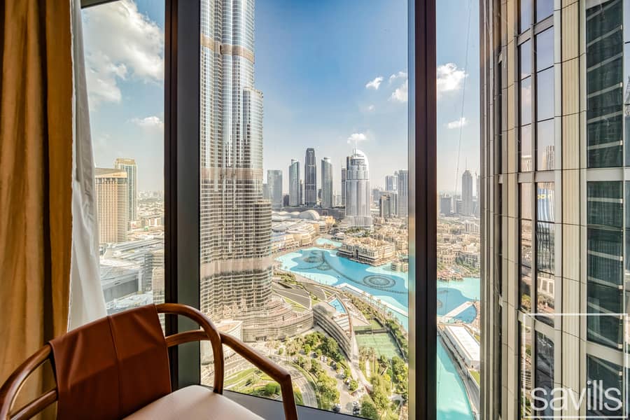 High Floor | Vacant | Burj Khalifa view - Image 22