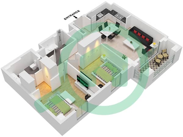 Unit 3 Floor 2-7 Unit 3 Floor 2-7