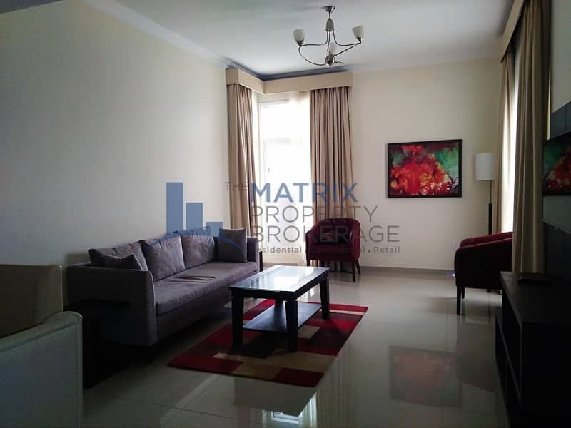 Affordable furnished 1BR in Siraj Tower 49k