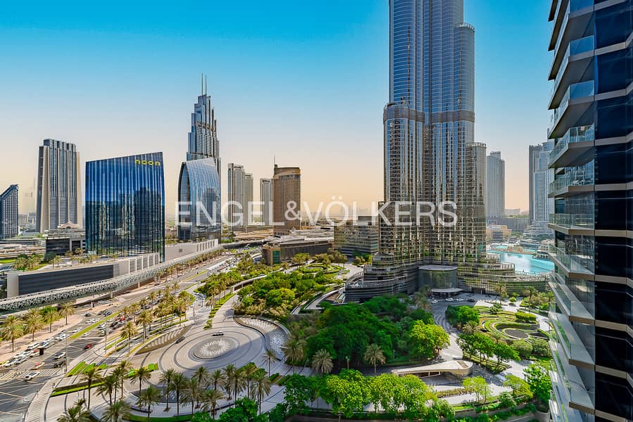 Full Burj and Fountain Views | Luxurious Living