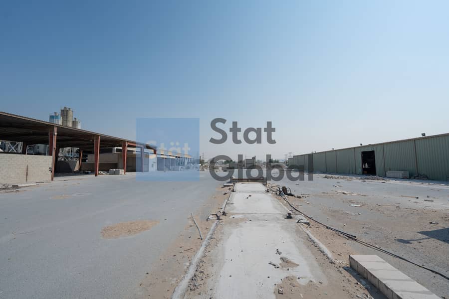 Industrial Plot 440,439 sq. ft | Shed + Open Land | Jebel Ali ...