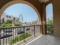 Burj Arab View | Spacious | Unfurnished | Vacant