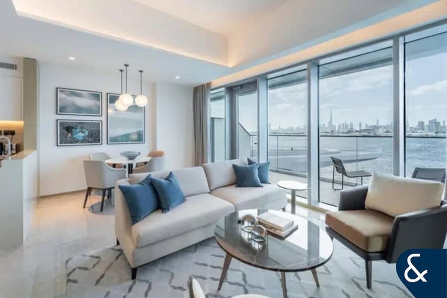 One Bedroom | Burj + Sea View | Furnished