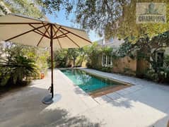 Vacant | Corner With Pvt Pool | 5BR |Maid+Driver Room | Lush Green Garden Area