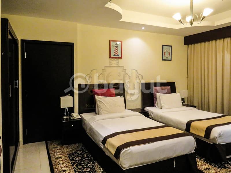 Fully Equipped Hotel Studio Apartment /Flexible Cheques