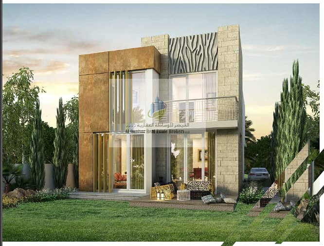 Villa three rooms with distinctive specifications and an unparalleled price integrated community