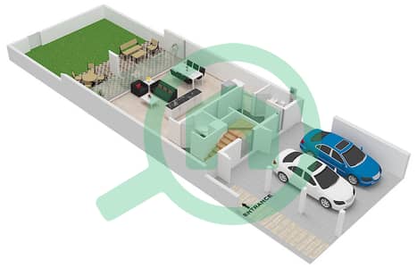 Eden - Planimetria del piano di 3 Camere Villetta a schiera Tipo/unità IRIS-B / UNIT 6 Eden - Planimetria del piano di 3 Camere Villetta a schiera Tipo/unità IRIS-B / UNIT 6