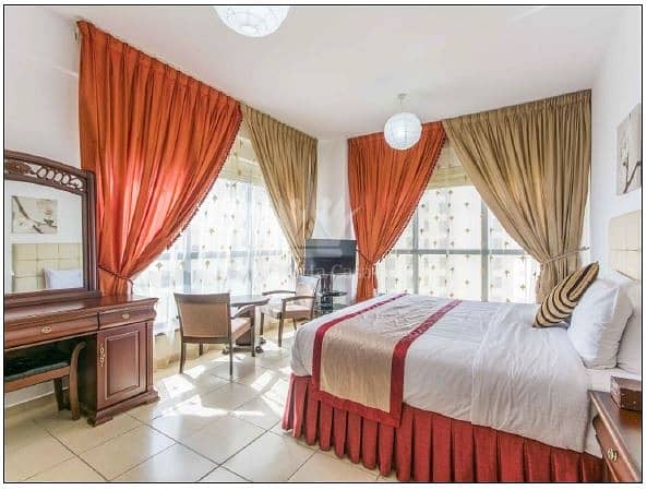 Furnished 2 BED | Canal View | Shams 2