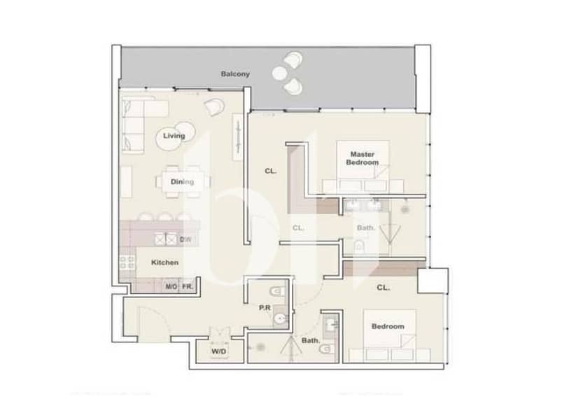 2 BR | Unfurnished | Luxury | High Floor - Image 12