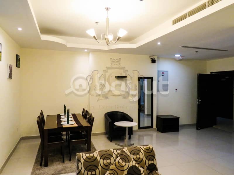 Fully furnished 2 Bedroom apartment/Modern style/Flexible Cheques