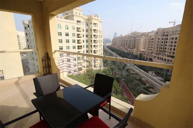 Furnished 2 Beds with Balcony | Central Park View