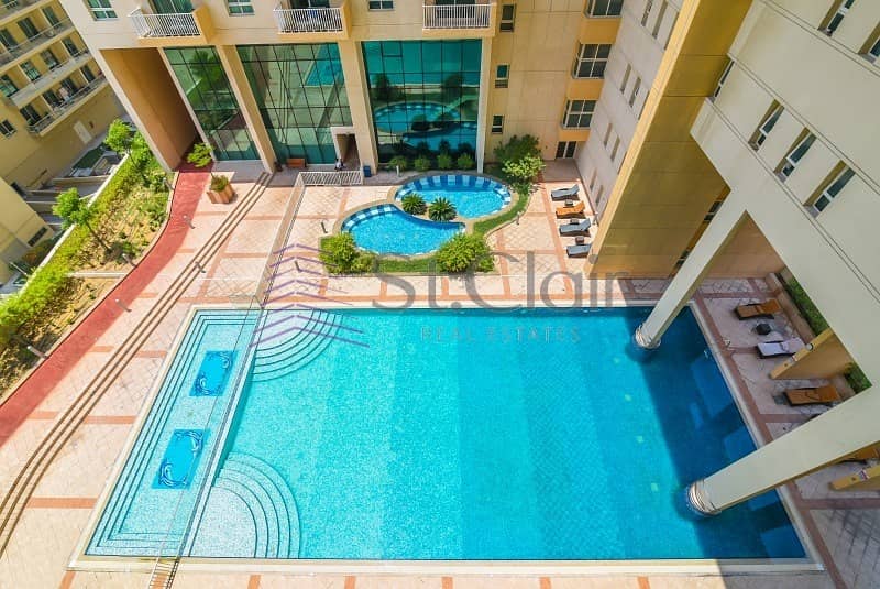 Pool View | 1 Bed with Parking | Centrium 3