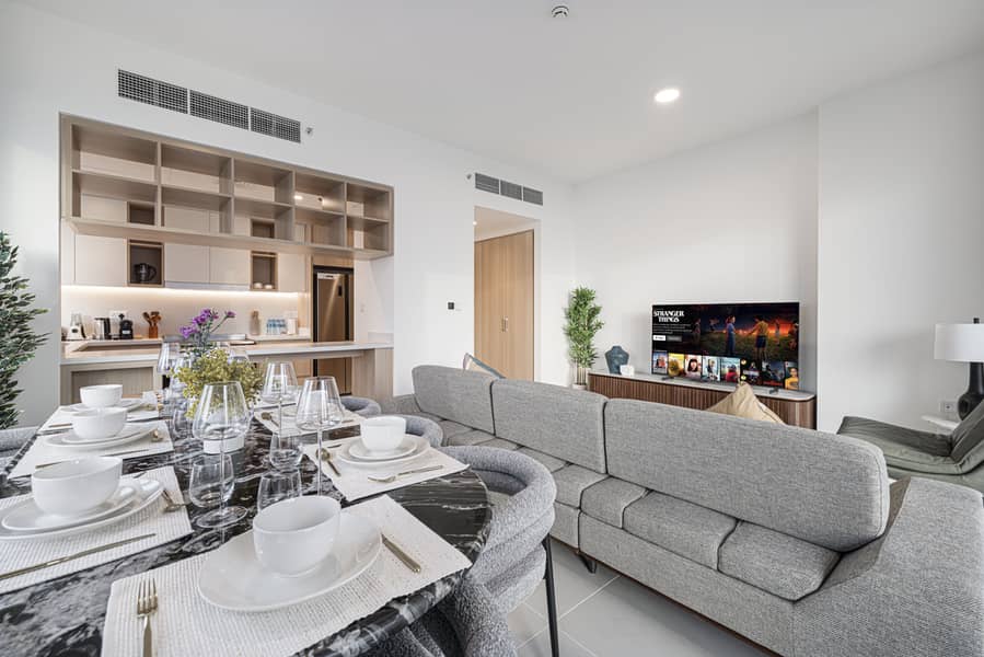 Monthly Rental | 3 BDR + MAIDS | Community and Burj View