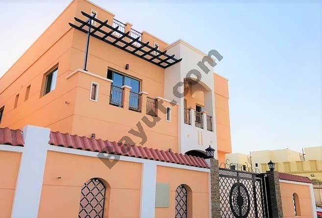 For sale freehold Super Lux 5 bedroom villa for sale in front of Ajman Academy