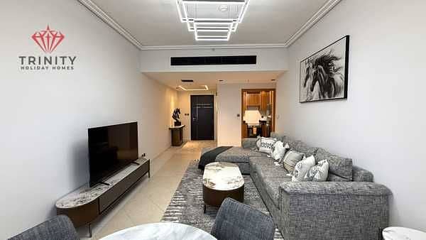 Quick Move-In | Elegant 3BHK Premium Furnished | Complete SZR View | Sheikh Zayed Road | Near Metro | Access to Dubai Mall & WTC